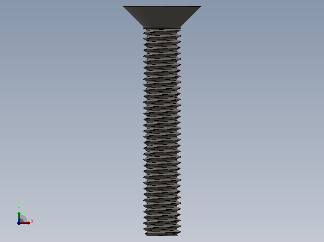 Screw_ISO_10642_M8x50_A2.SLDPRT前视图