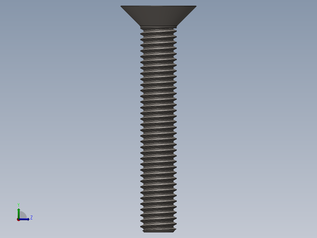 Screw_ISO_10642_M8x50_A2.SLDPRT左视图
