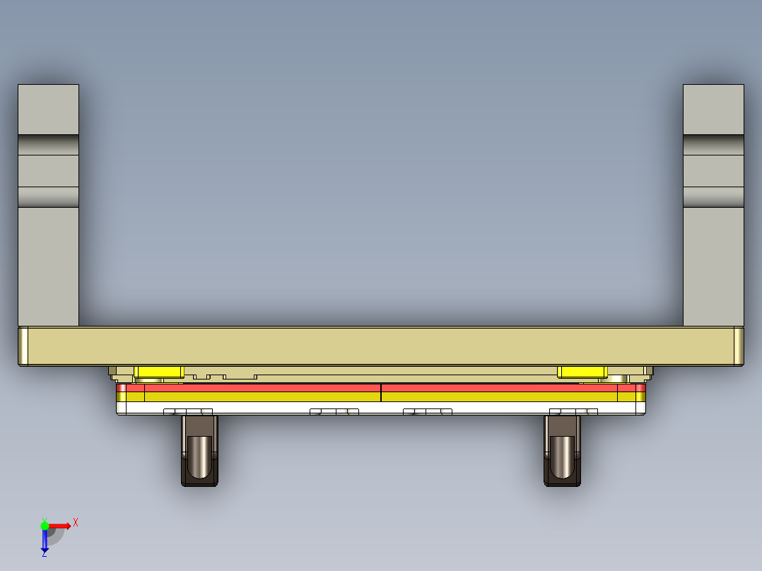 UX260-A笔记本CNC工装夹具三维模型-CNC6-20200310俯视图