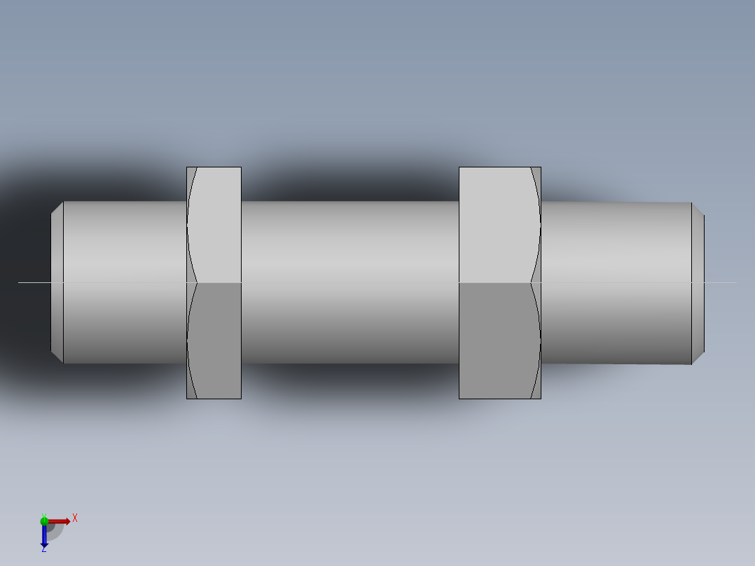 直通隔板接头、6C-12LN俯视图