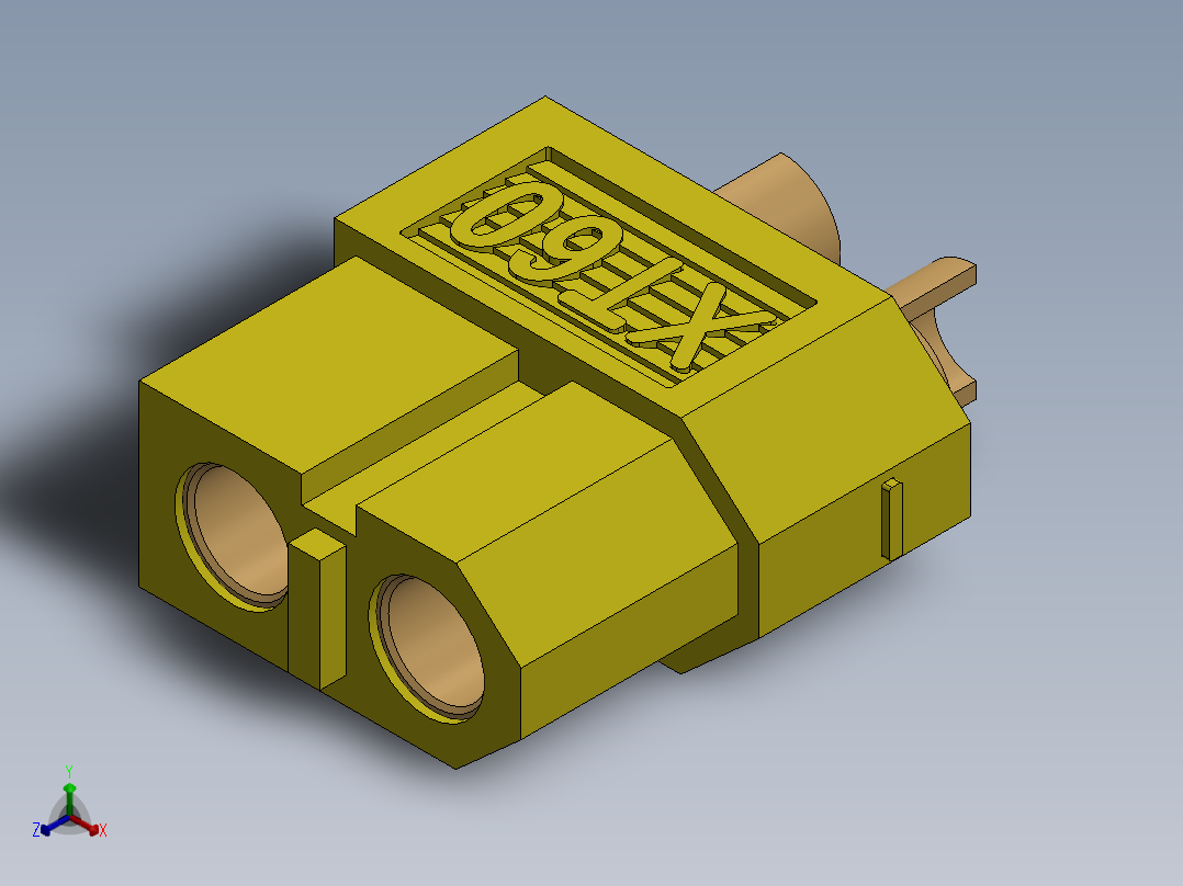 接插件(154)正等轴测图