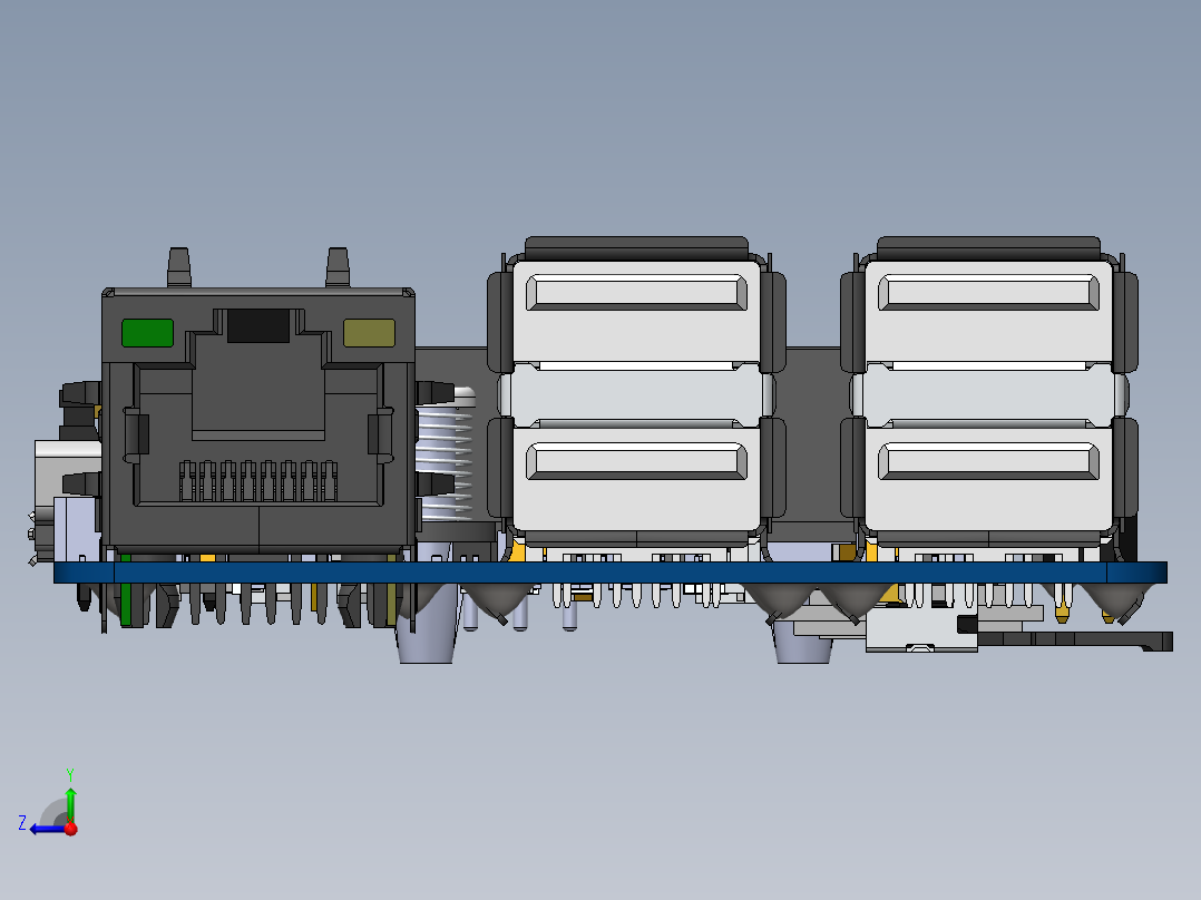 电路板、主板(229)右视图