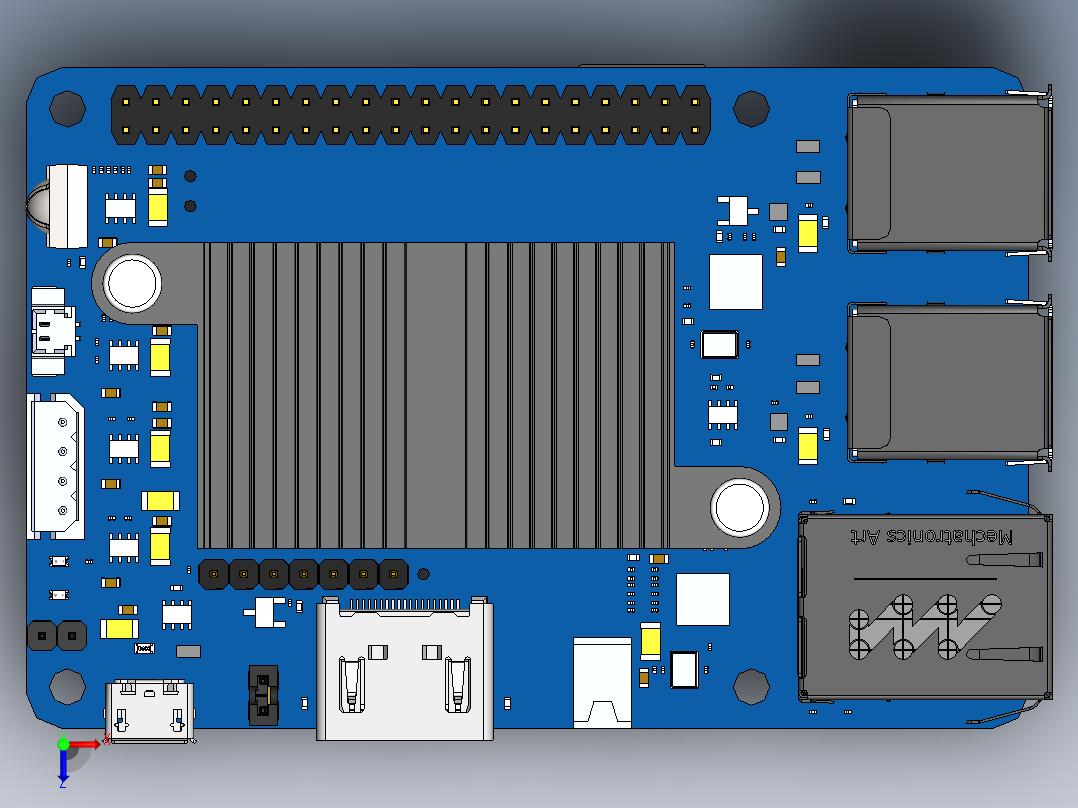 电路板、主板(229)俯视图