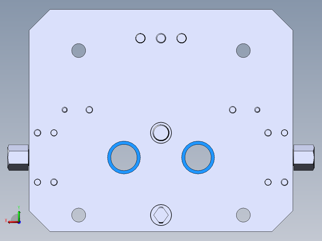 工件定位夹具01后视图