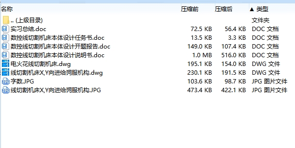 数控线切割机床本体设计含开题及2张CAD图