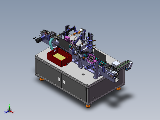 LXYC-BOSS滚子-CCD影像检测机正等轴测缩略图