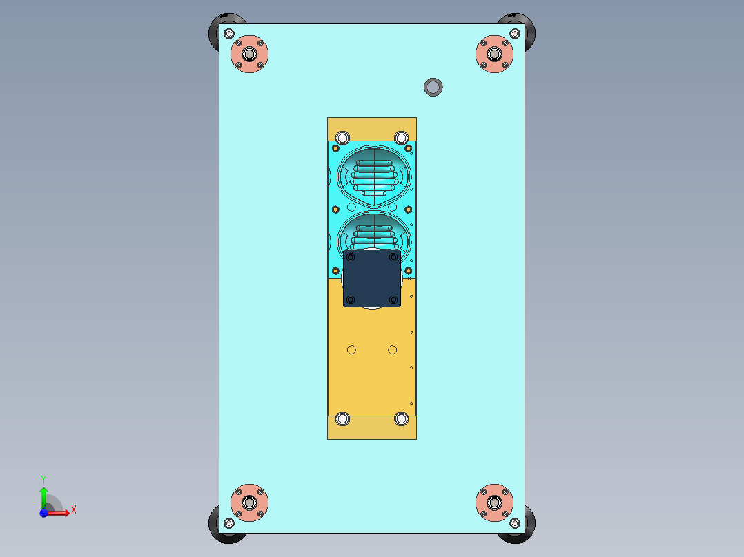N95杯型口罩机前视图