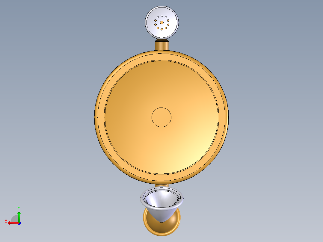 复古电话机后视图