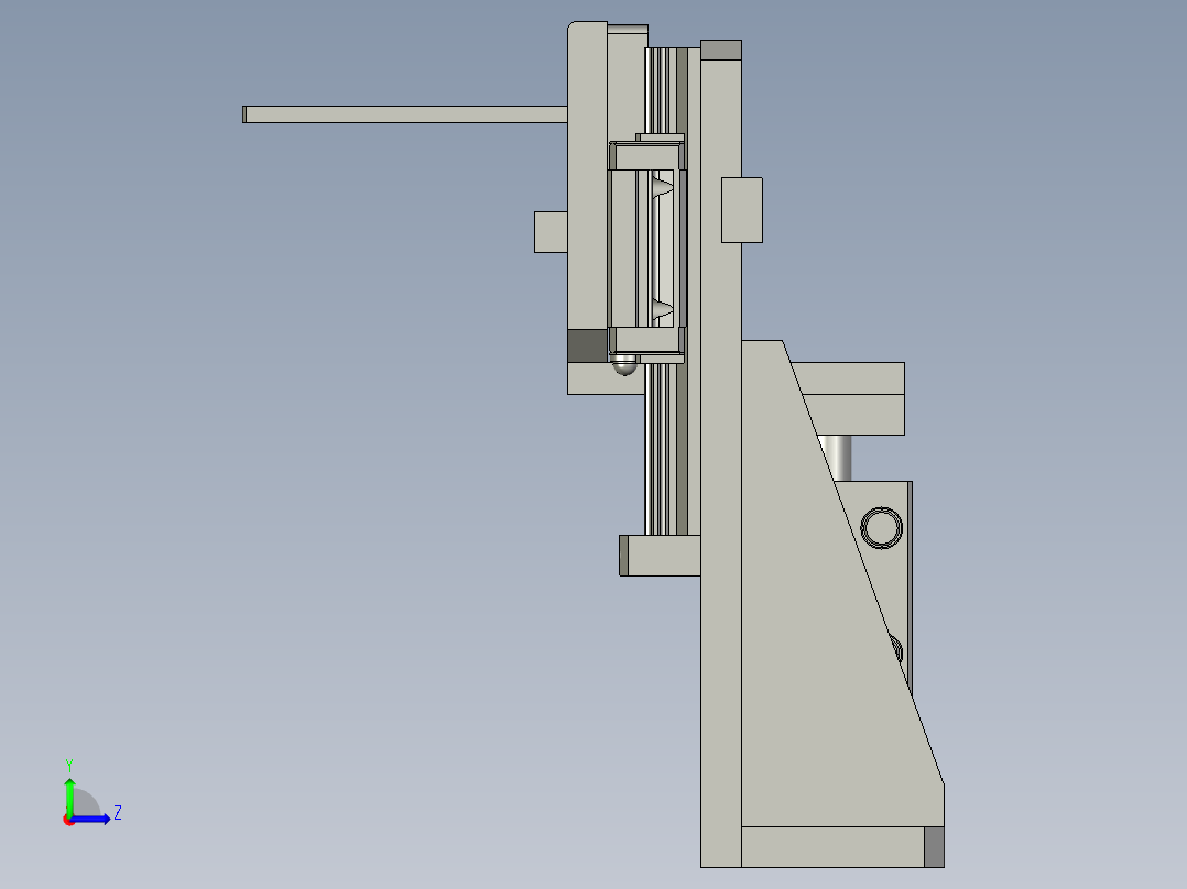 001-拖举机构-dtk左视图