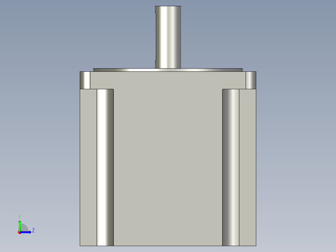 86HS85步进电机左视图