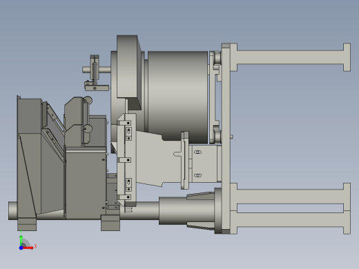 铁芯料斗部件前视缩略图