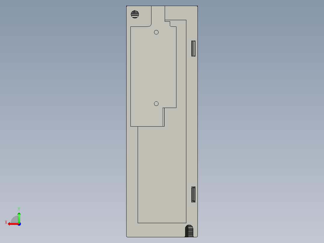 伺服驱动器SDE-A后视图