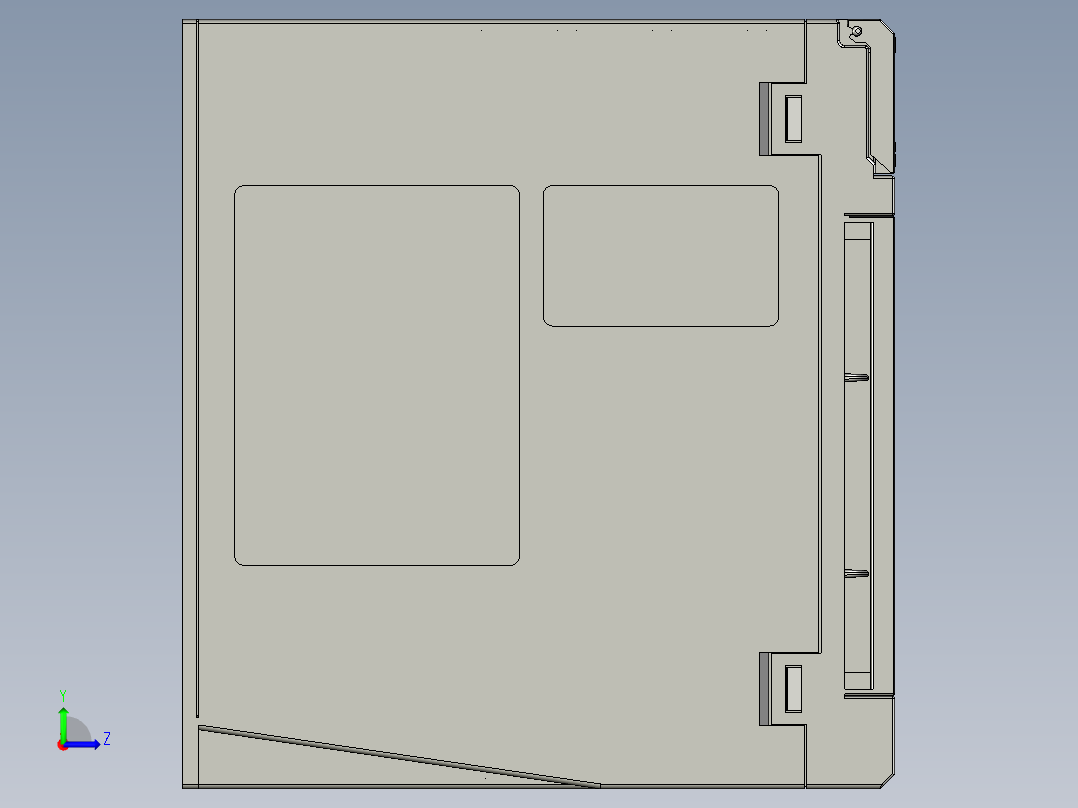 伺服驱动器SDE-A左视图