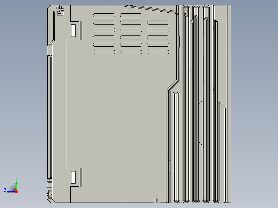 伺服驱动器SDE-A右视图
