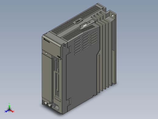 伺服驱动器SDE-A正等轴测缩略图