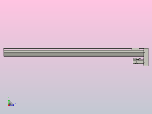 日规模组半封闭丝杆TPA-HNR-65S-1610C-L1050-M-Y-P10-N3左视缩略图