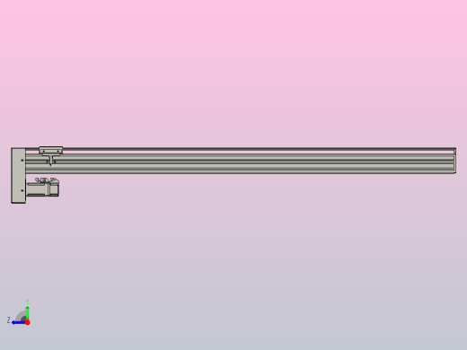 日规模组半封闭丝杆TPA-HNR-65S-1610C-L1050-M-Y-P10-N3右视缩略图