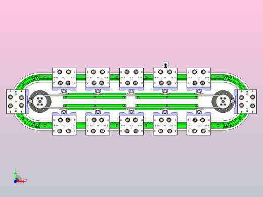 V25-200椭圆同步带环形导轨（型材）前视缩略图