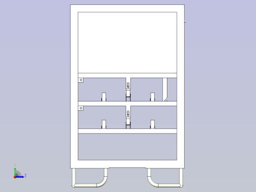 料架组合物流器具左视缩略图