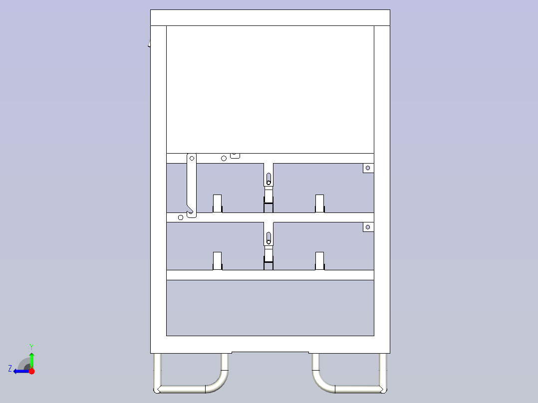 料架组合物流器具右视图