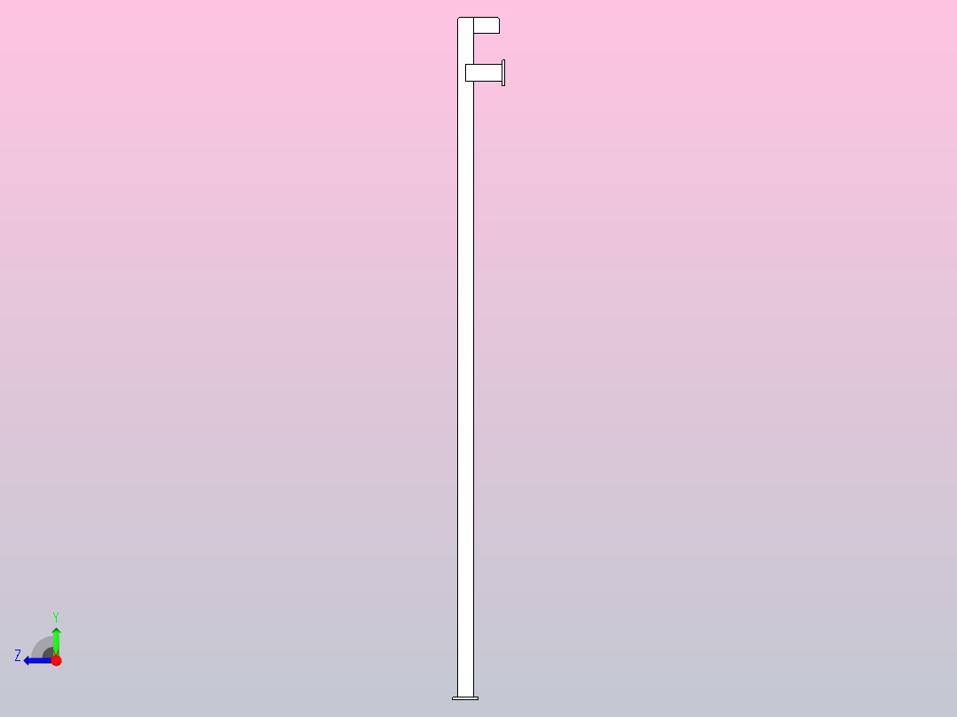 参数化梯子右视图