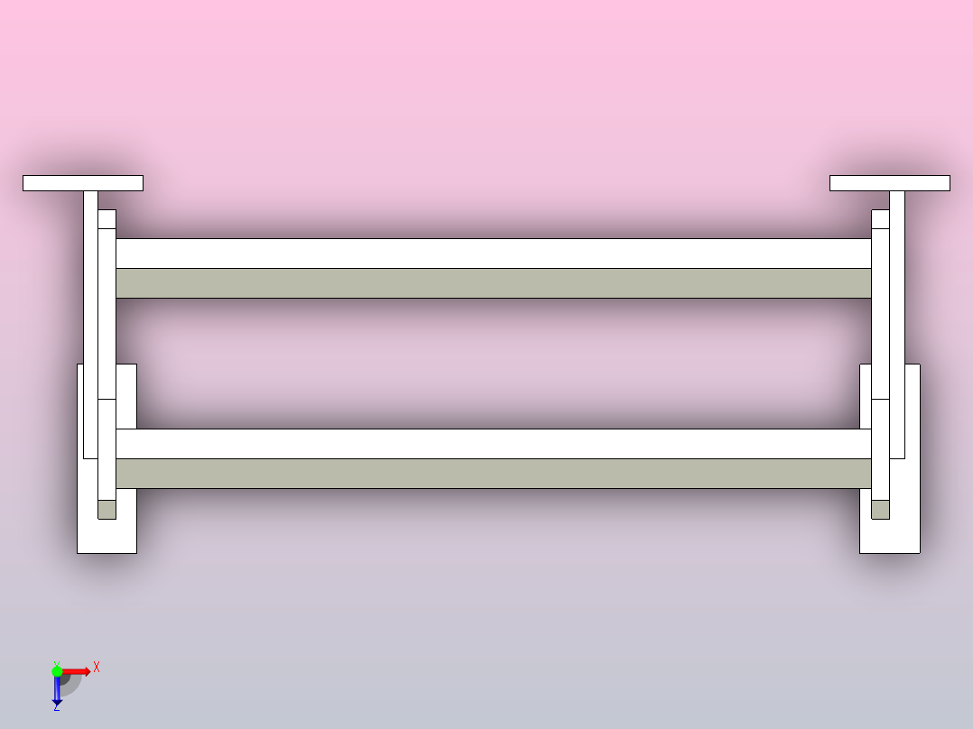 参数化梯子俯视图