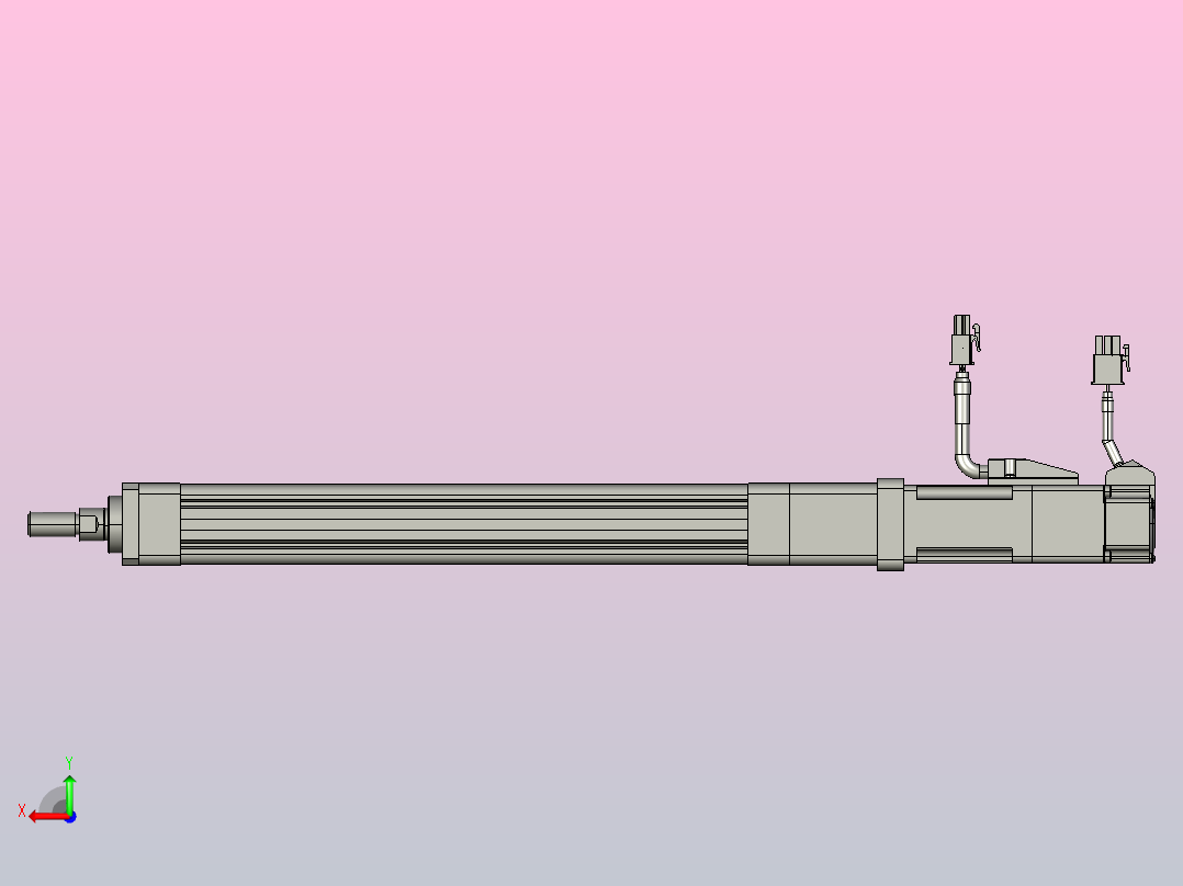 轻载电动缸TPA-ESR25-1002C-L200-M-FA-W-P10-C3后视图