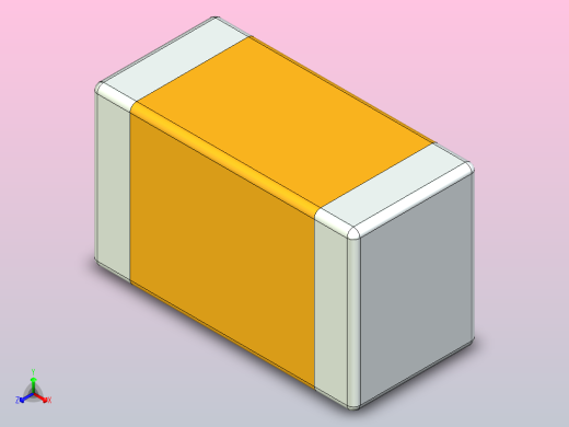 片式电容器封装 （SMD）CAPC2012X95N正等轴测缩略图