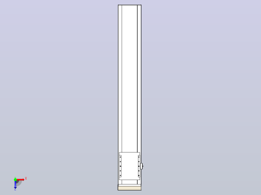 滚珠丝杠直线轴带导轨全封闭TPA-HCR-202D-2510C-L1250-MP-C-P75-N3俯视缩略图