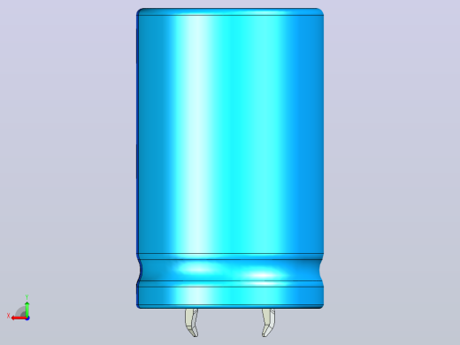 25 x 40蓝色BLUE1底片电解电容器后视缩略图