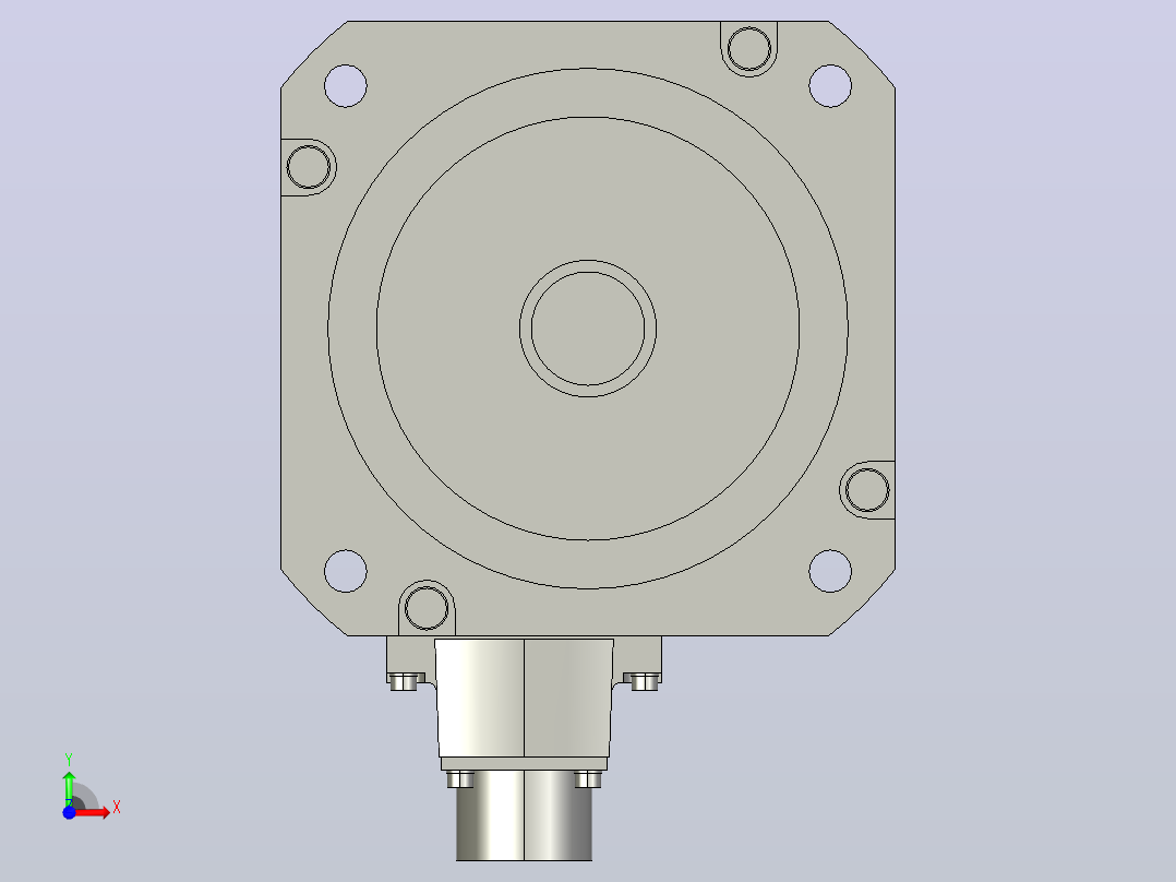 三菱1.5KW伺服电机hg-sn152j_-s100_前视图