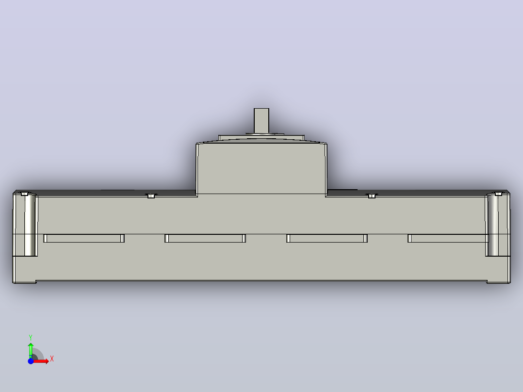 NH40-1600_4 4P隔离开关三维模型202010前视图