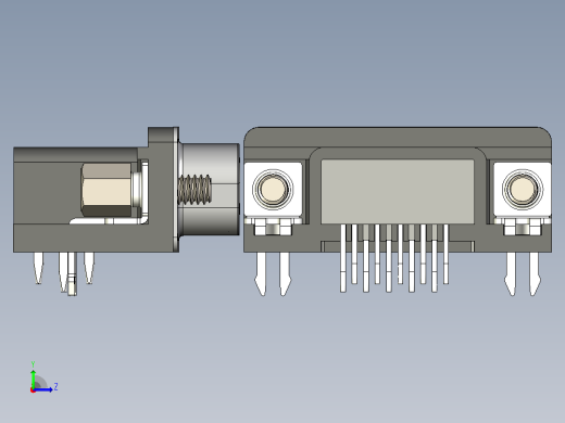 VGA-DB15插口视频线接口左视缩略图