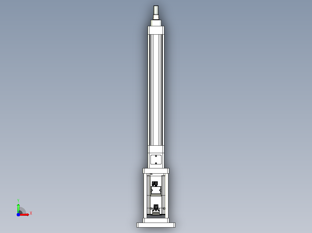 轻载电动缸TPA-ESR40-1210C-L250-M-FB-W-P40-C3前视图