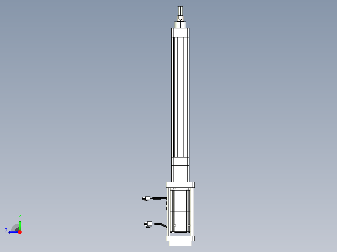 轻载电动缸TPA-ESR40-1210C-L250-M-FB-W-P40-C3右视图