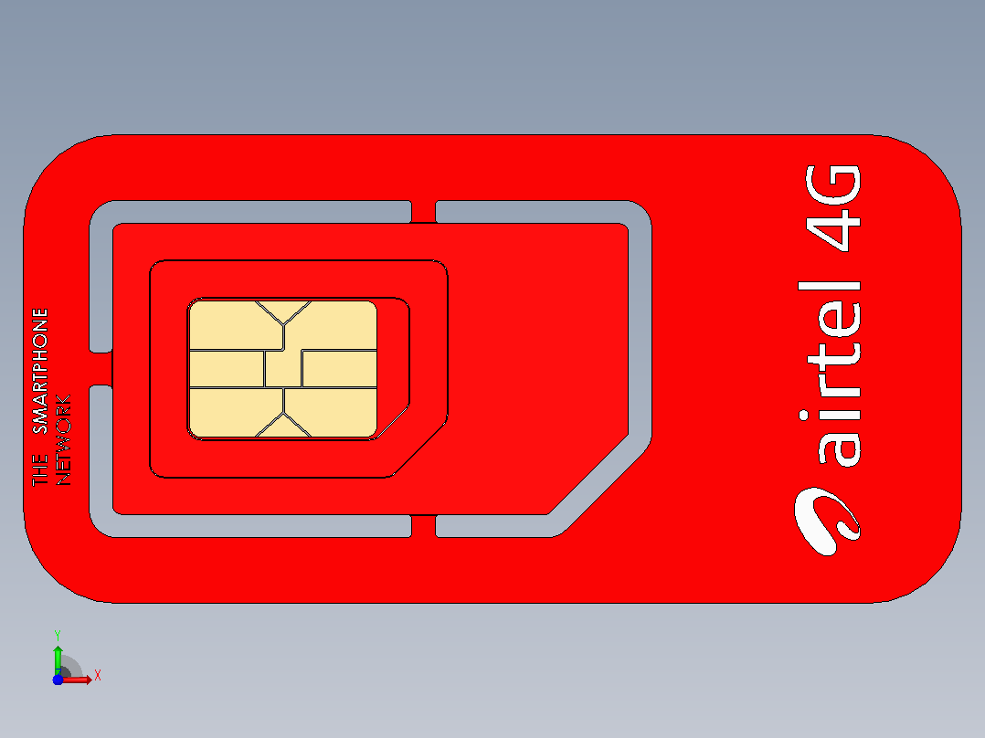 网络SIM（空调）前视图