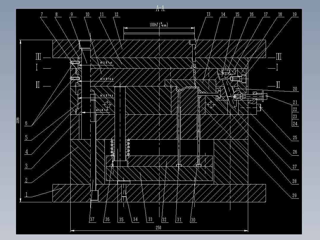 塑料挂钩座注射模具设计