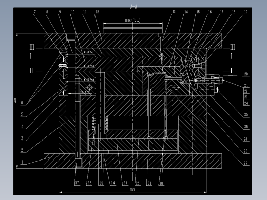 塑料挂钩座注射模具设计