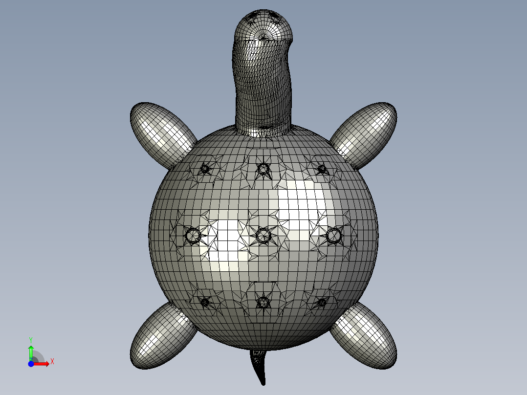 小萌龟_SolidWorks20140319091527313前视图