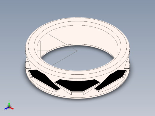 solidworks 钛戒指正等轴测缩略图