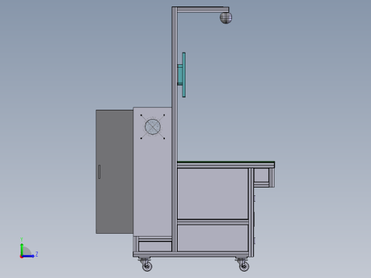 G518 工作台架左视缩略图