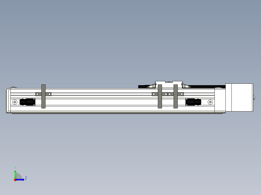 Toyo东佑达直线模组-ECH5-200-BL+煞車左视图