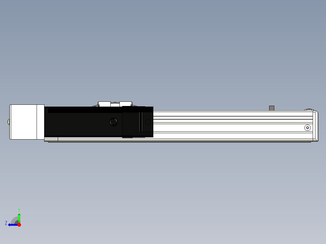 Toyo东佑达直线模组-ECH5-200-BL+煞車右视图