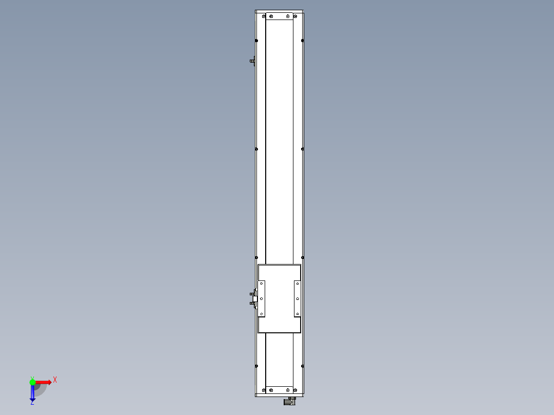 Toyo东佑达直线模组-ECH14-650-M-C4反俯视图