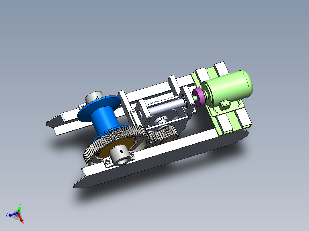 建筑卷扬机传动机构的设计