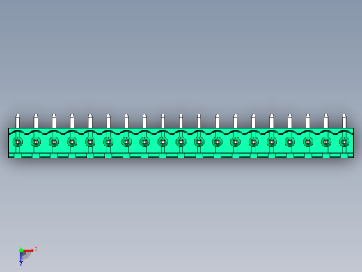 DEGSON 2EDG 系列 5.0mm 可插拔接线端子组-2EDGR-5.0-19P-14-00AH俯视缩略图