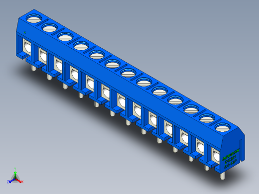 DEGSON DG301 系列 5.0mm 接线端子-DG301-5.0-13P-12-00AH