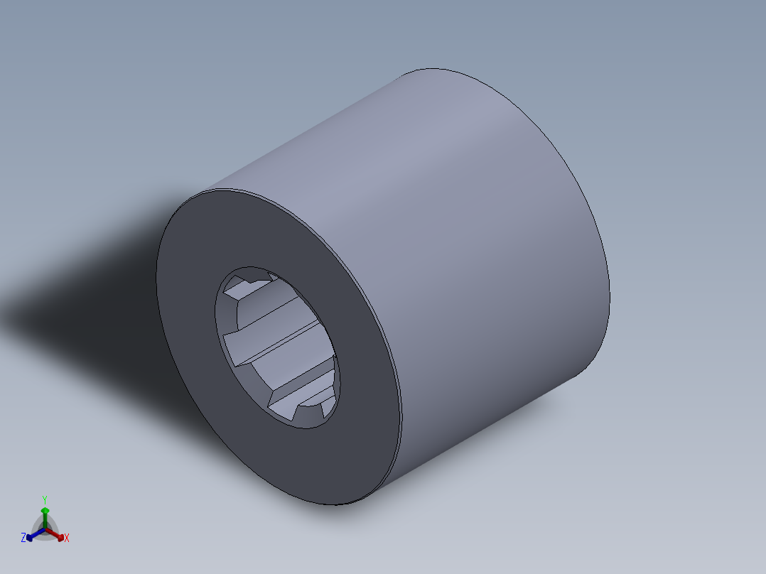 SPL 28x34x70x60 - 6.SLDPRT正等轴测图
