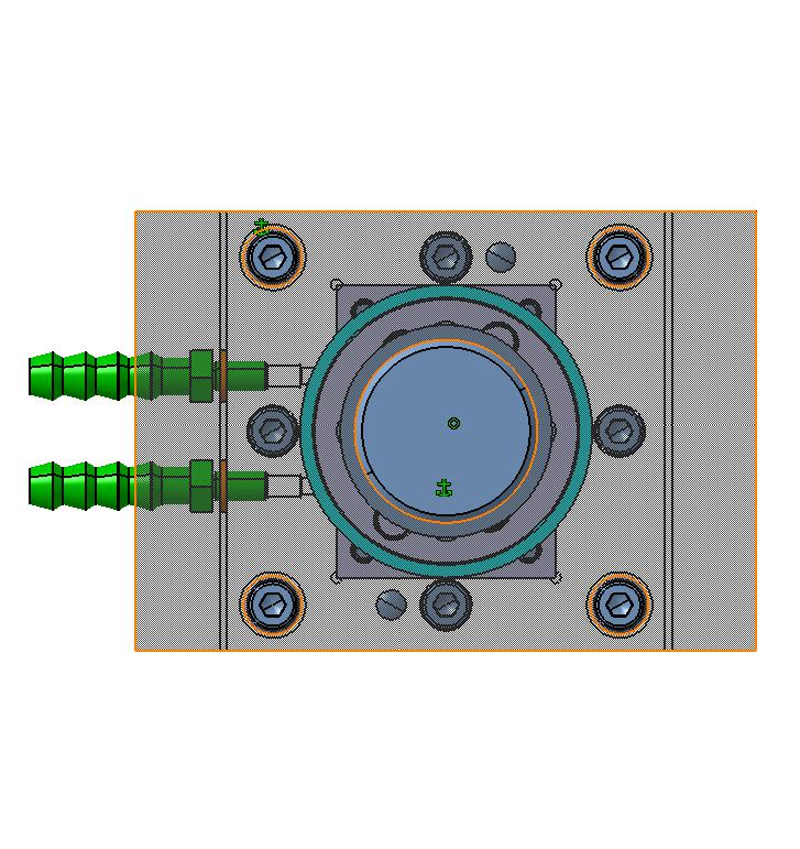 组合反射框注射模总图