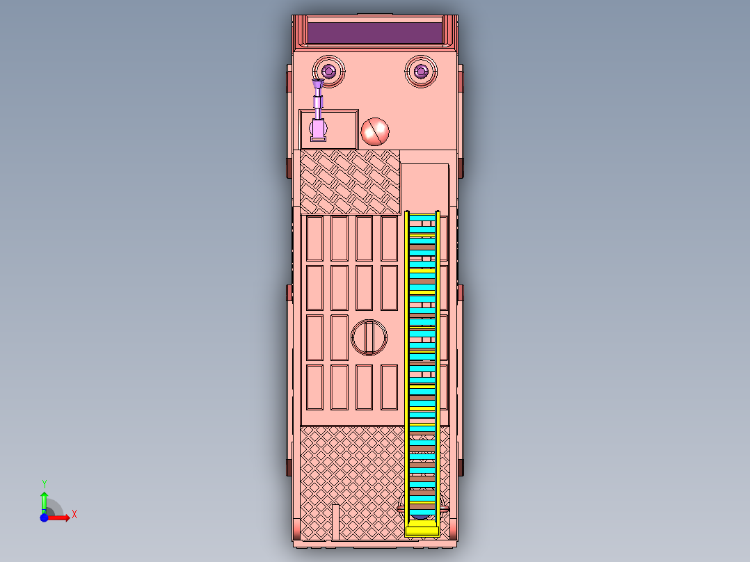 消防云梯车911前视图